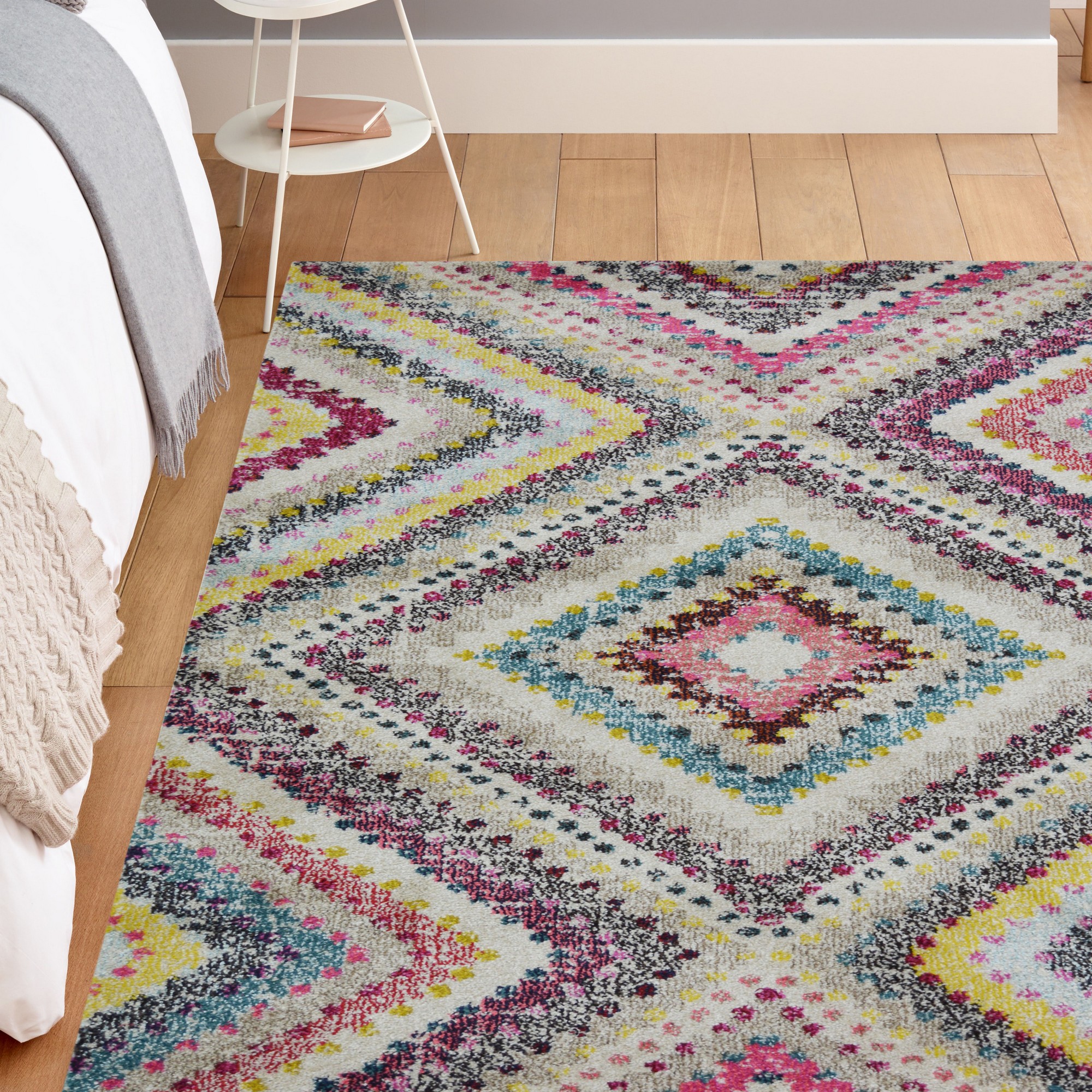 Villa Tribal Modern Geometric Rugs In Multi